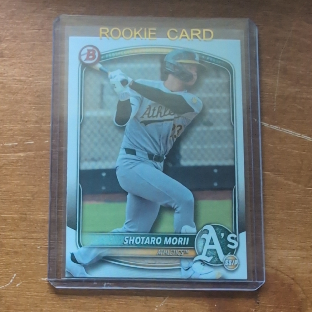 2025 Bowman Draft Shotaro Morii Prospect Rookie Card Athletics